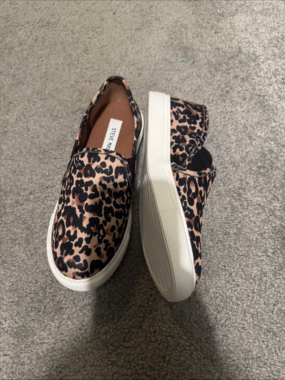 Steve Madden Symba Leopard Print Slip On Loafers Women’s 6 Comfort Casual - Picture 4 of 4
